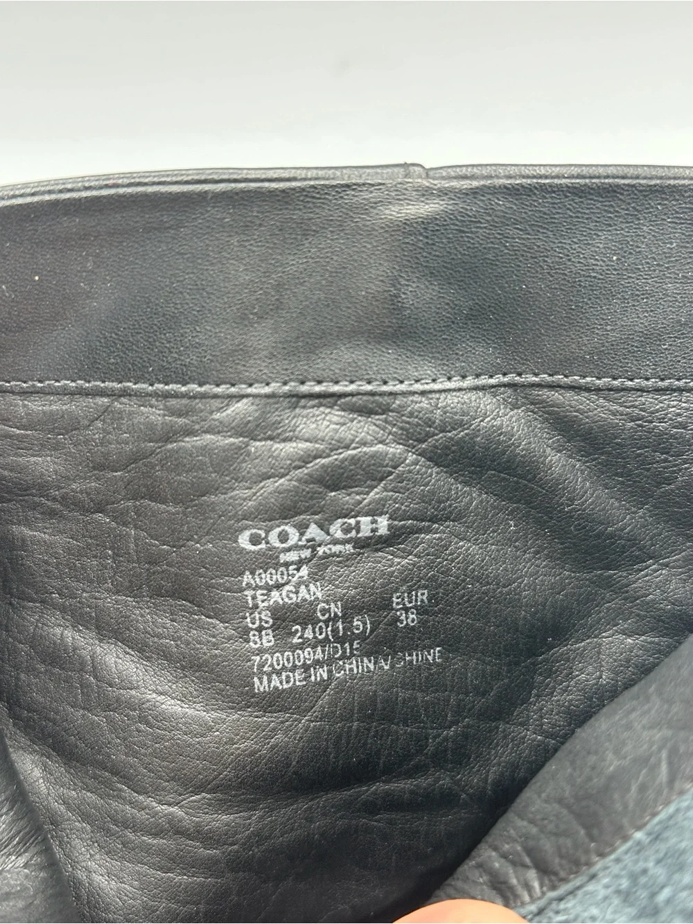 Coach Teagan Boots Black Size 8